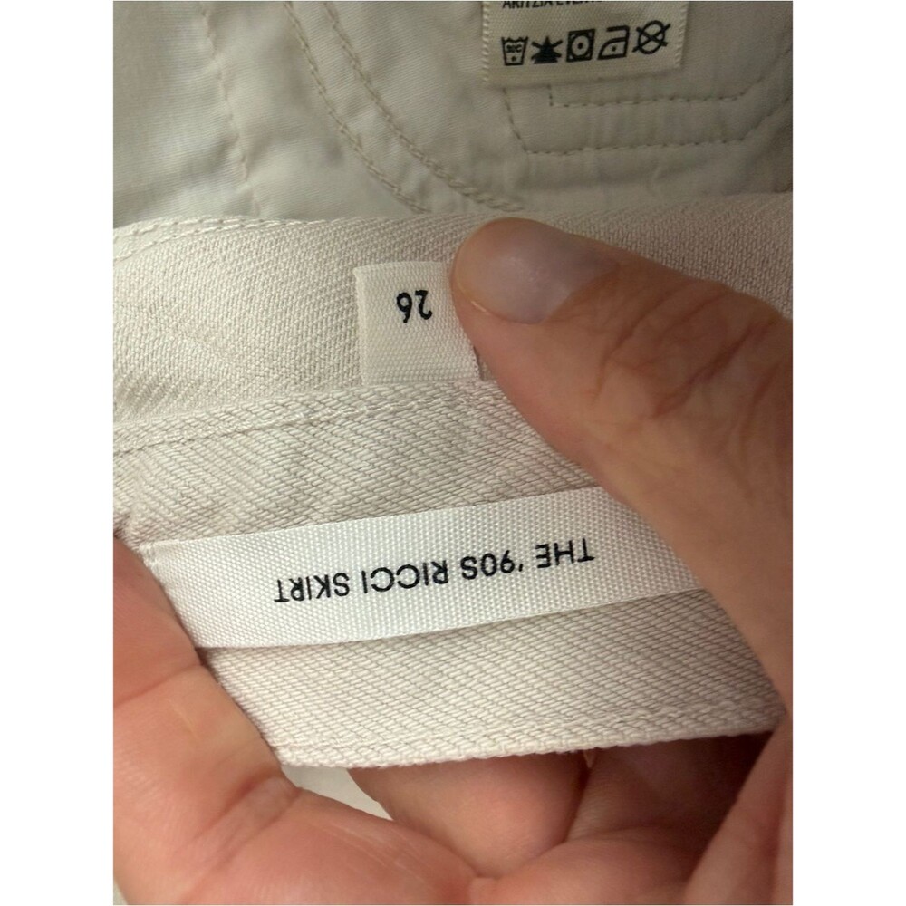 Aritzia Denim Forum 90's Ricci Mini Skirt 26 - Picture 4 of 6